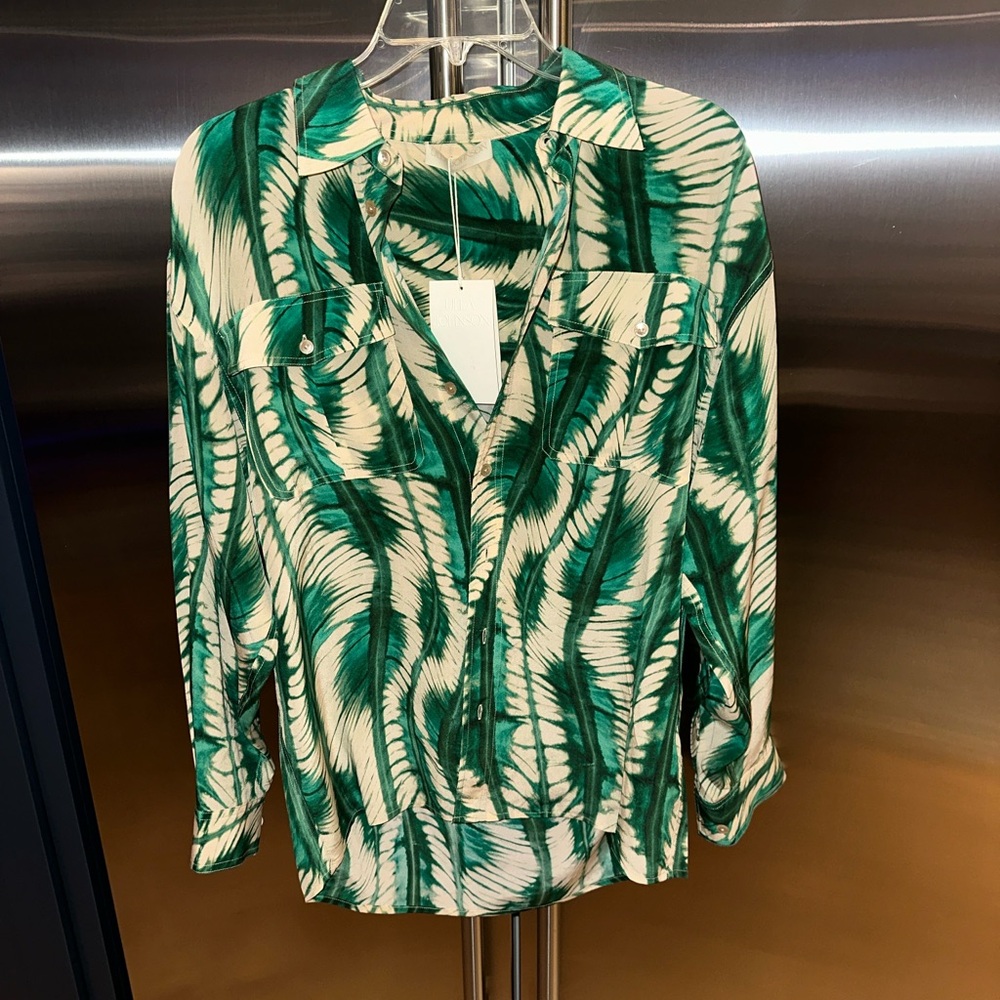 Ulla Johnson ‘Sorin’ printed silk blouse